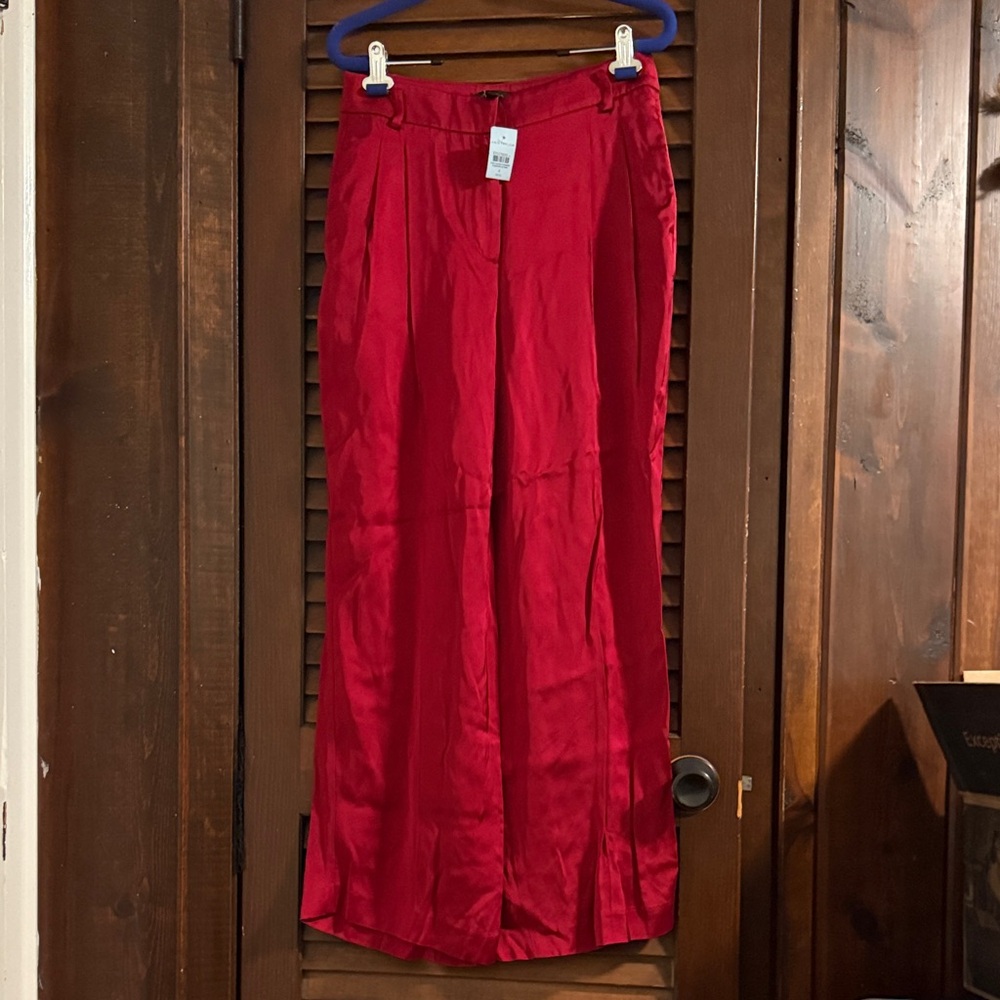 Ann Taylor Vibrant Red Maxi Skirt